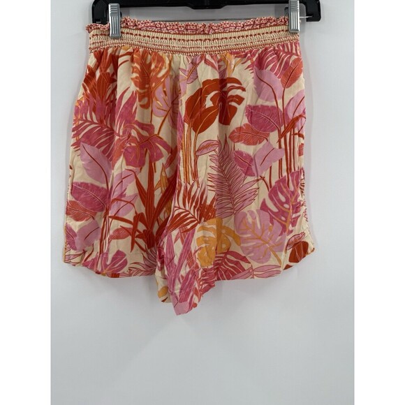 Haute Hippie  Women's Pink Multi Color Floral INDIA Made Shorts Size SMALL - Picture 5 of 12